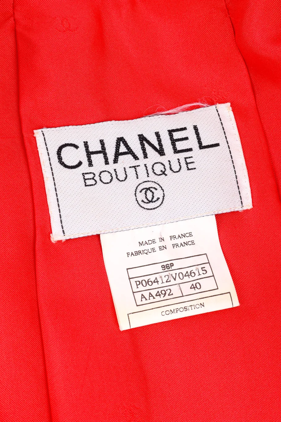1996 F/W Bouclé Knit Longline Blazer & Skirt Set
