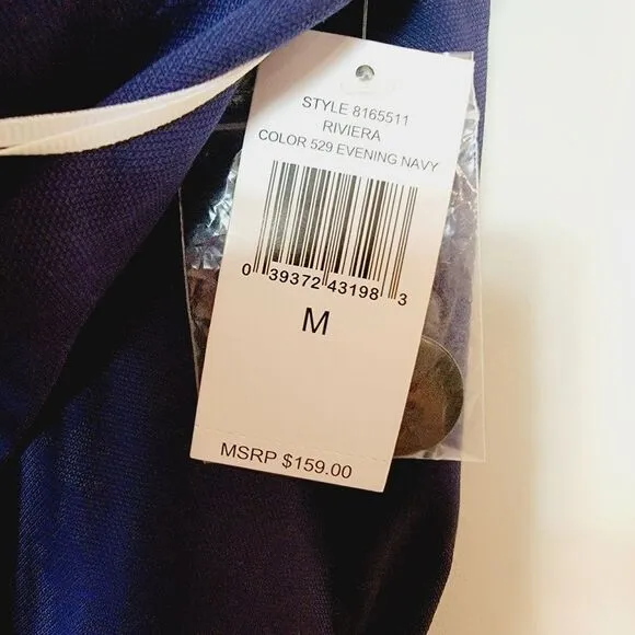 1.STATE Navy Double Breasted Belted Blazer Size M NWT $159