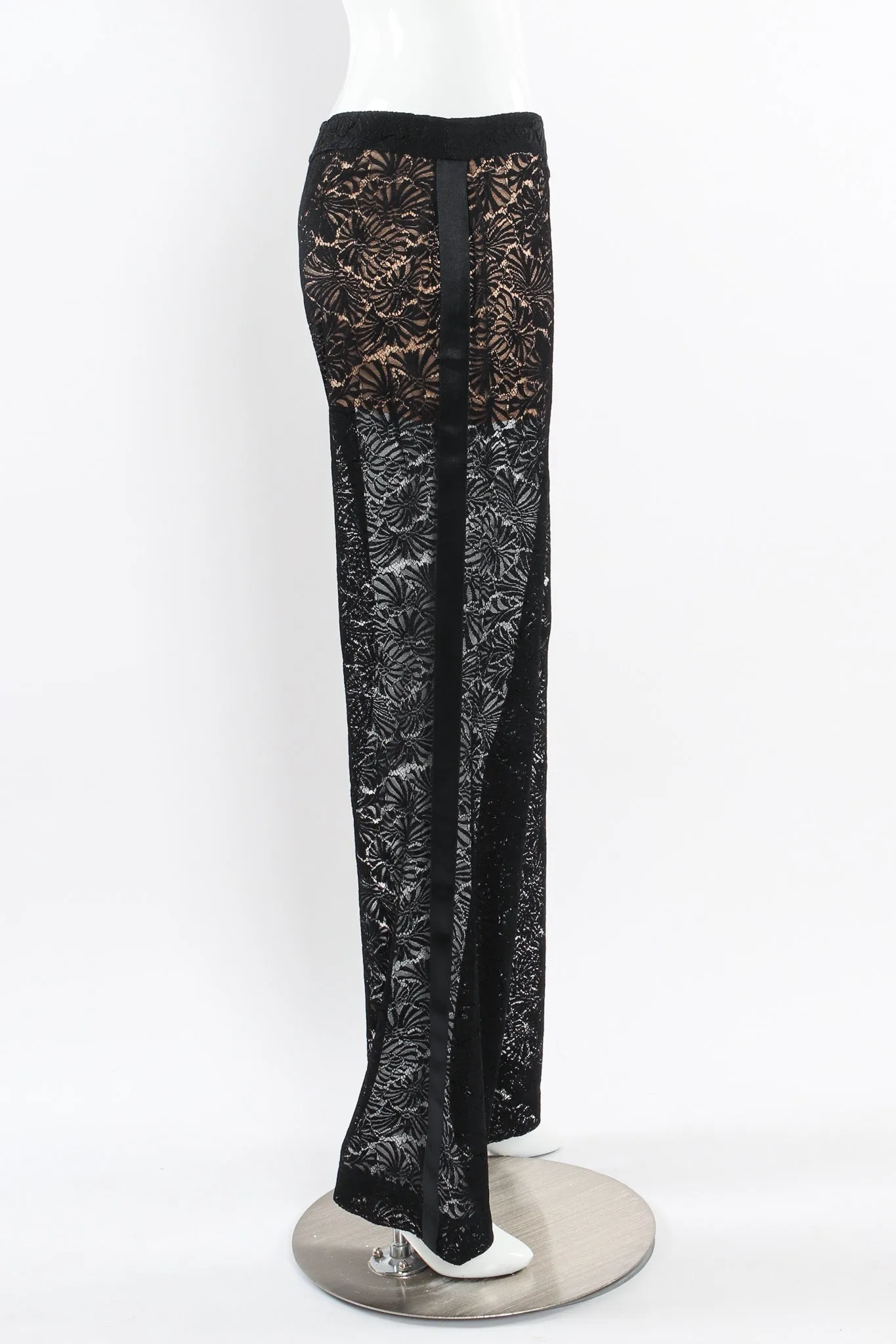 2003A Floral Lace Sheer Pant