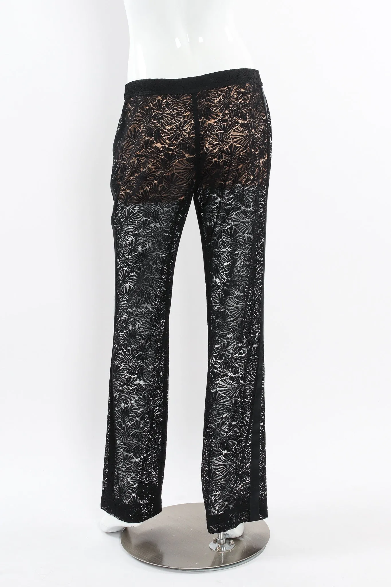 2003A Floral Lace Sheer Pant