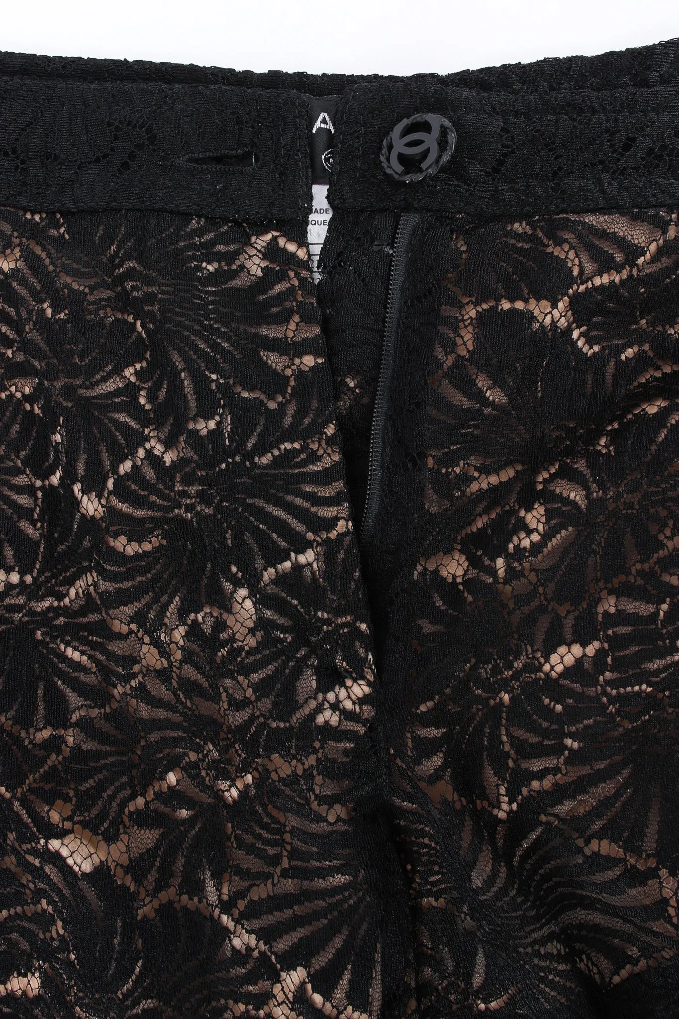 2003A Floral Lace Sheer Pant