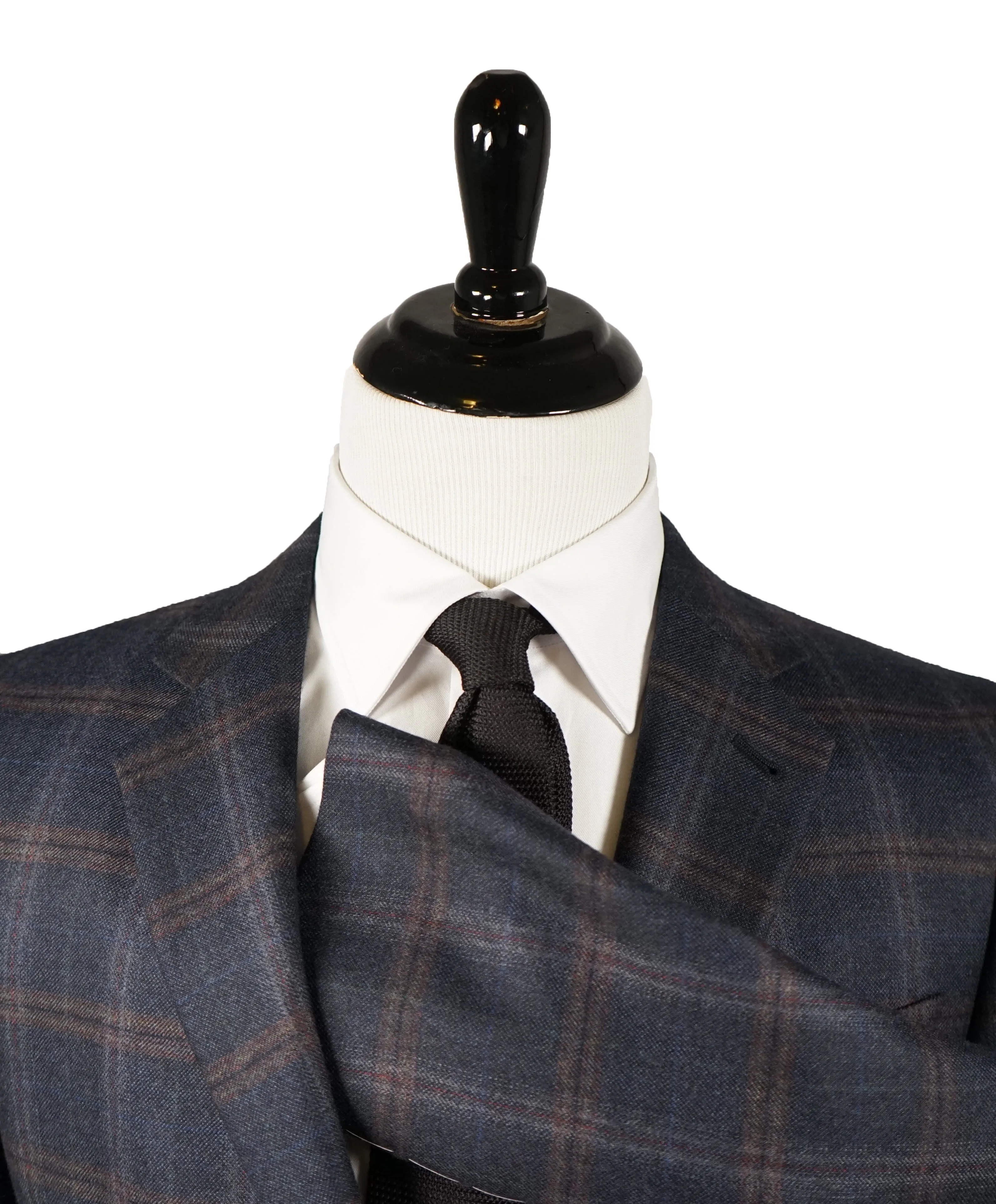 $2,495 GIORGIO ARMANI - “Taylor” Cashmere & Wool Bold Plaid Blazer - 40S