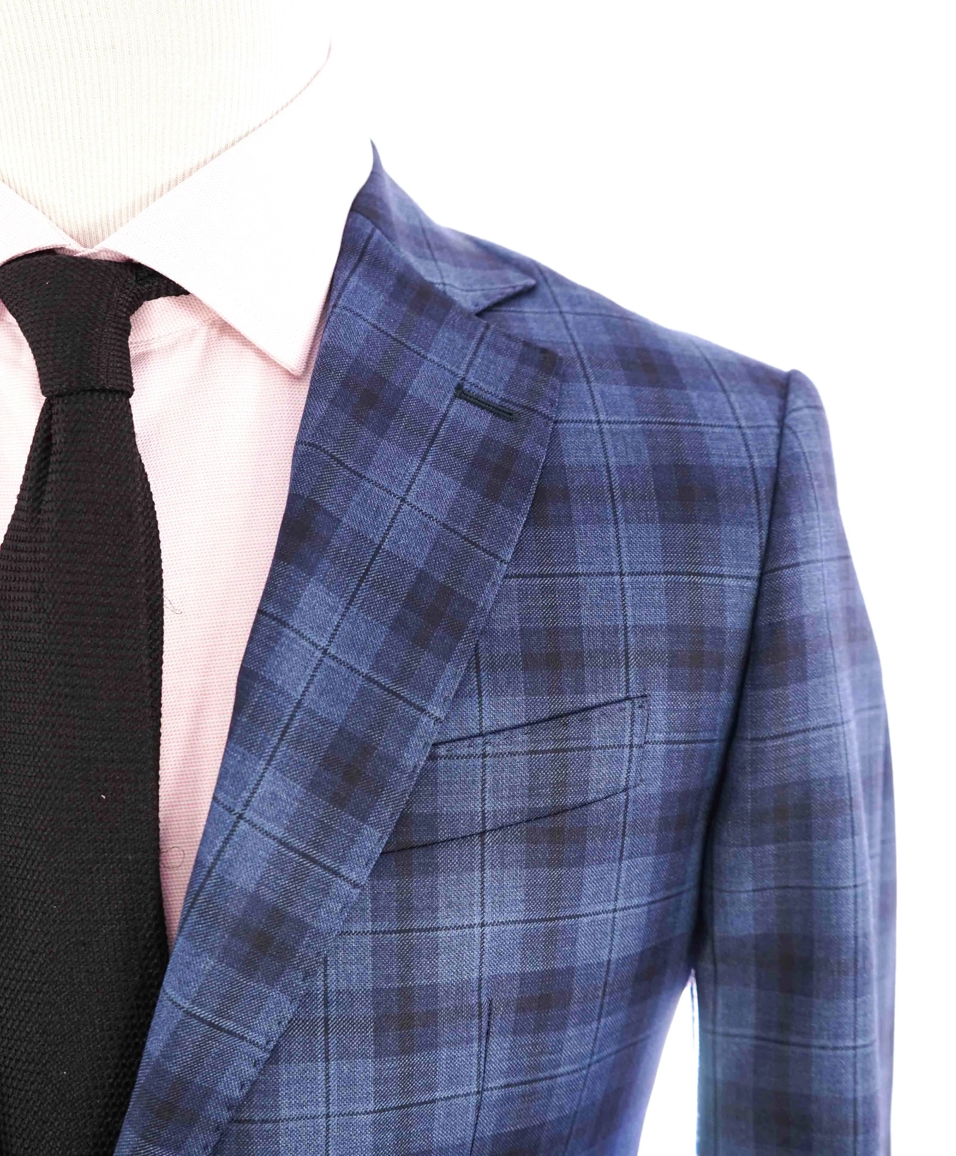 $995 LORO PIANA - MOVIMENTO “CAPOLAVORO” Extra Fine Black Blazer- 38R