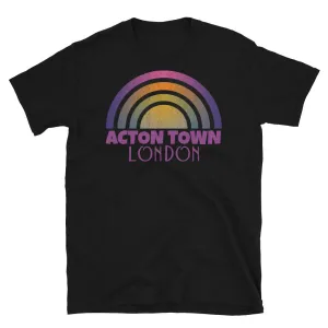 Acton Town London Retrowave Graphic T-Shirt
