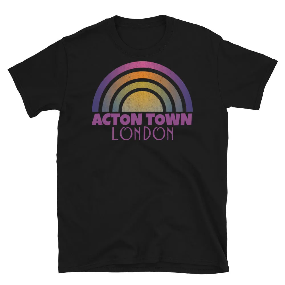 Acton Town London Retrowave Graphic T-Shirt