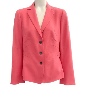 Akris Punto Coral Wool and Cashmere Blazer