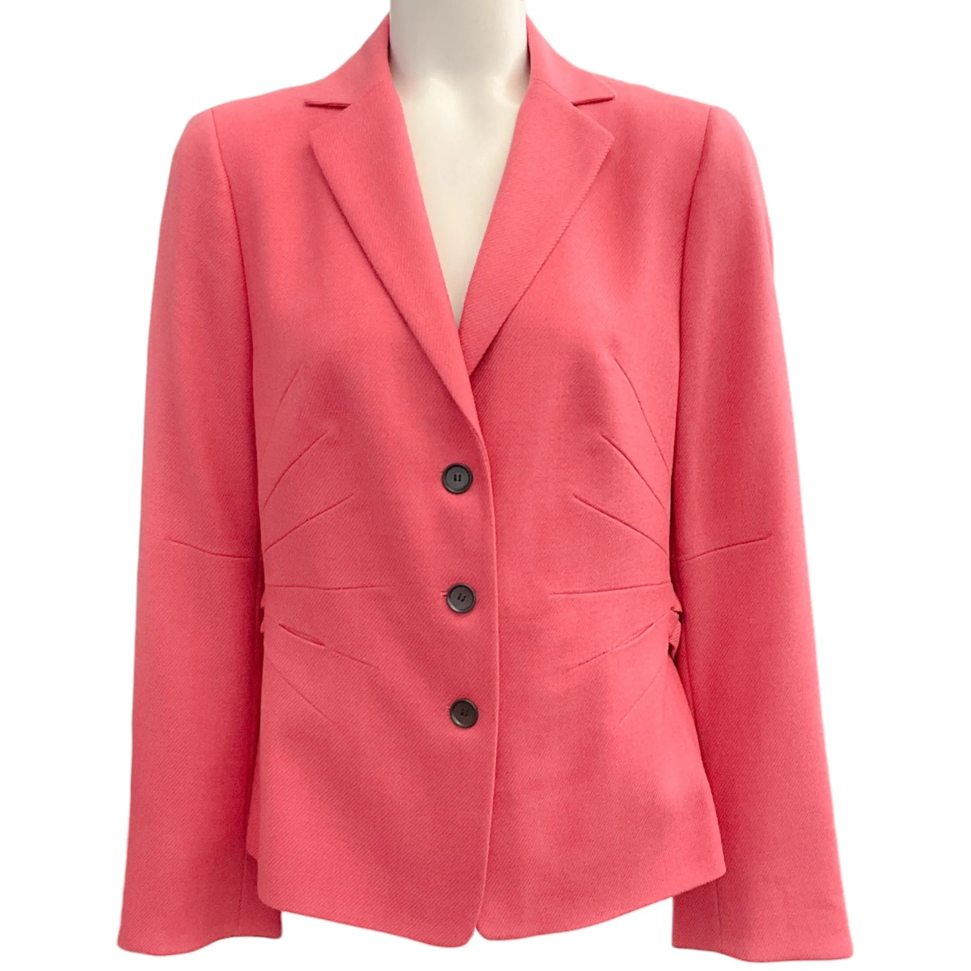 Akris Punto Coral Wool and Cashmere Blazer