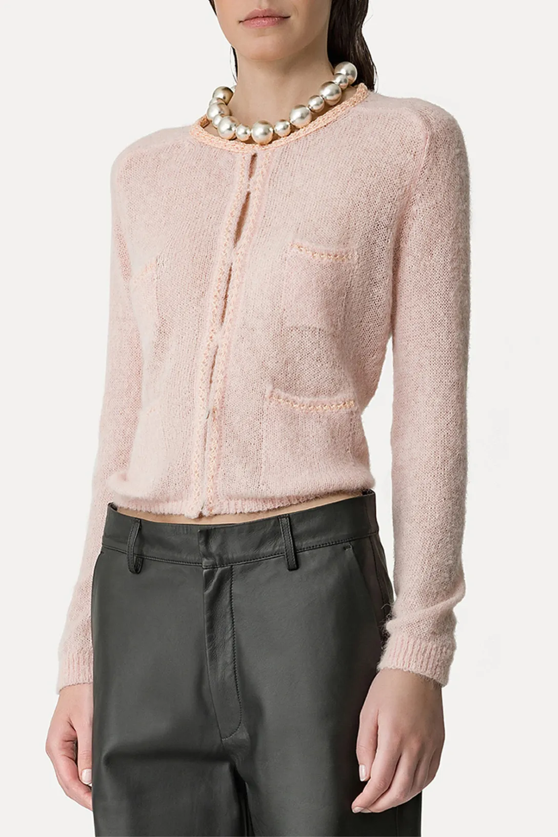 Alpaca Cardigan | Oyster