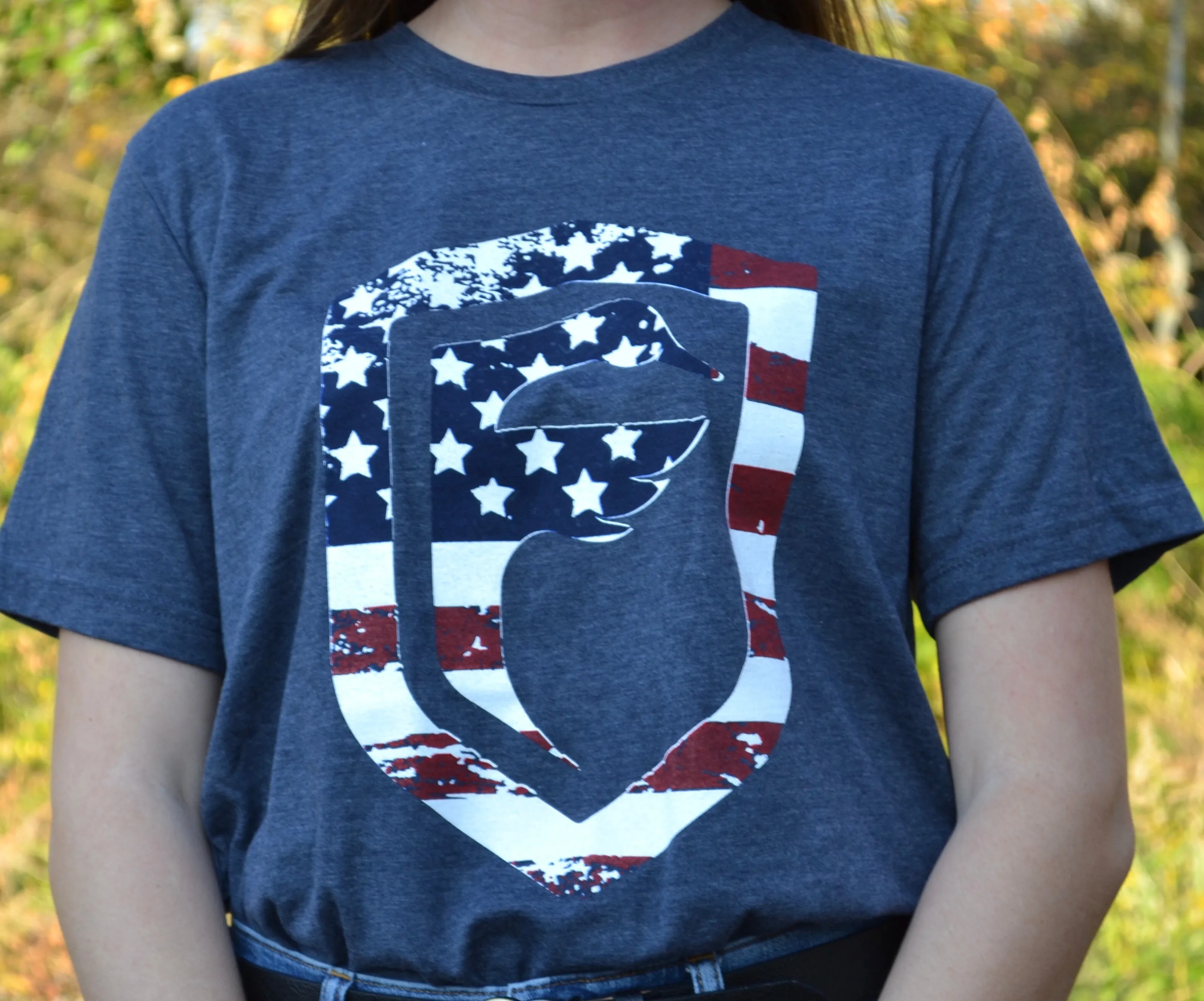 American Flag Logo Short Sleeve T-Shirt