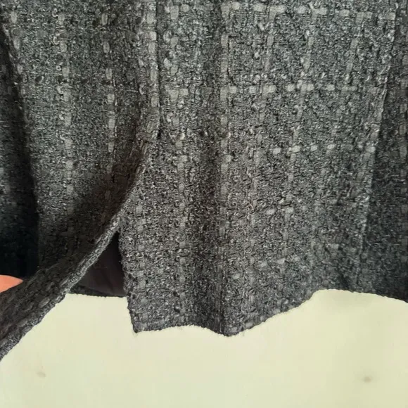 Ann Taylor The Tweed Double Breasted Blazer In Black 599327 Size 2