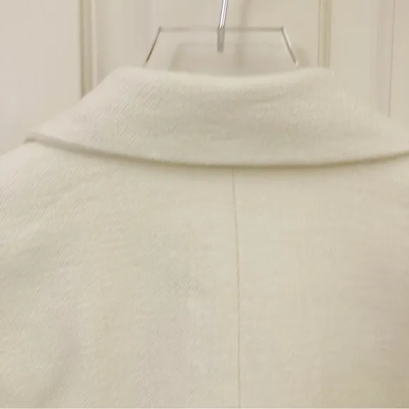 Anthropologie | Cropped Double Breasted Cream Maeve Blazer Small