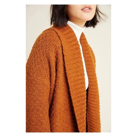 ANTHROPOLOGIE Denise Textured Cardigan Sweater