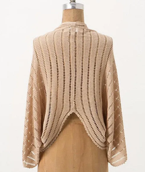 Anthropologie Tan 88 Hammock Cardigan Sweater Size Medium