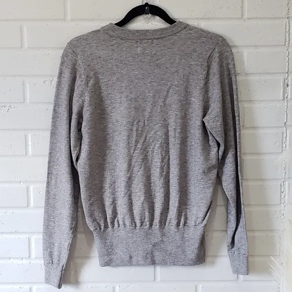 Aqua Madeleine Thompson Lightning Bolt Sweater size Small