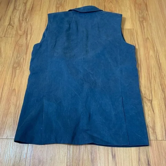 Aritzia Babaton Navy Blue Double Breasted Vest
