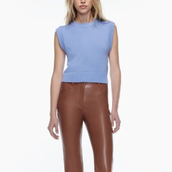 Aritzia Wilfred Alps Merino Wool Blend Vest