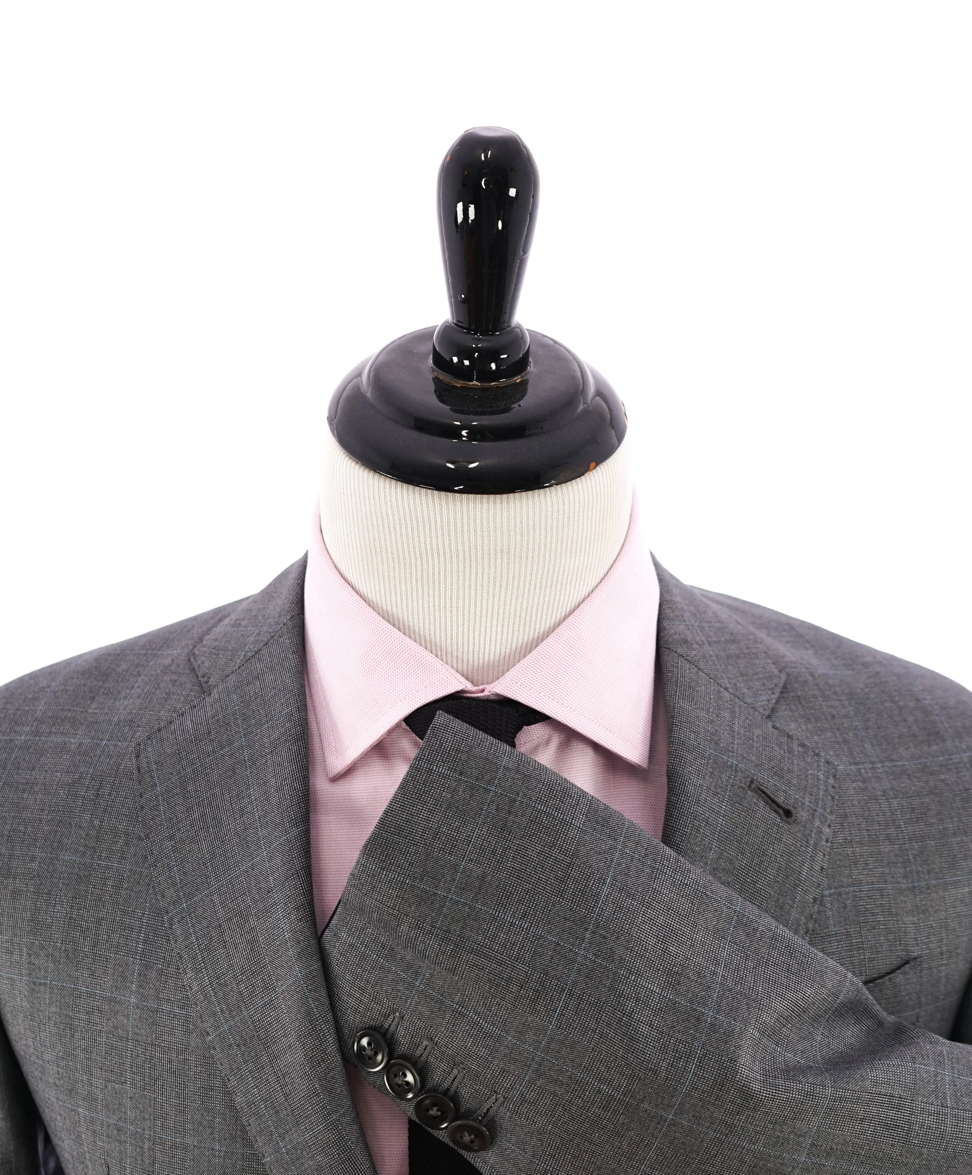 ARMANI COLLEZIONI - “Su Misura” ITALY SILK Plaid Slim Blazer - 38R
