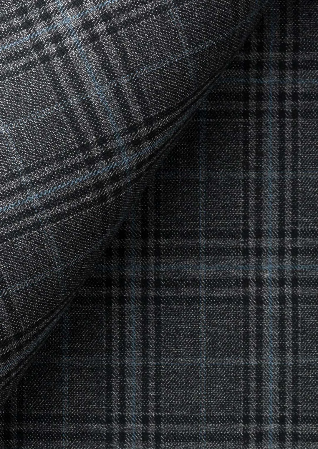 Astor Grey Two-Tone Plaid Jacket