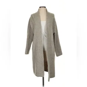 Banana Republic Gray Seriously Soft Wool Blend Coatigan