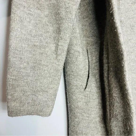 Banana Republic Gray Seriously Soft Wool Blend Coatigan