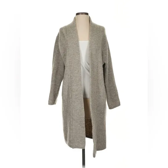 Banana Republic Gray Seriously Soft Wool Blend Coatigan