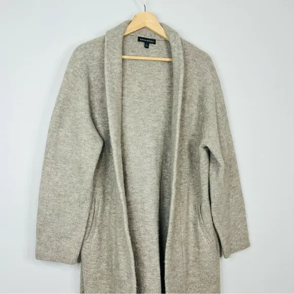 Banana Republic Gray Seriously Soft Wool Blend Coatigan