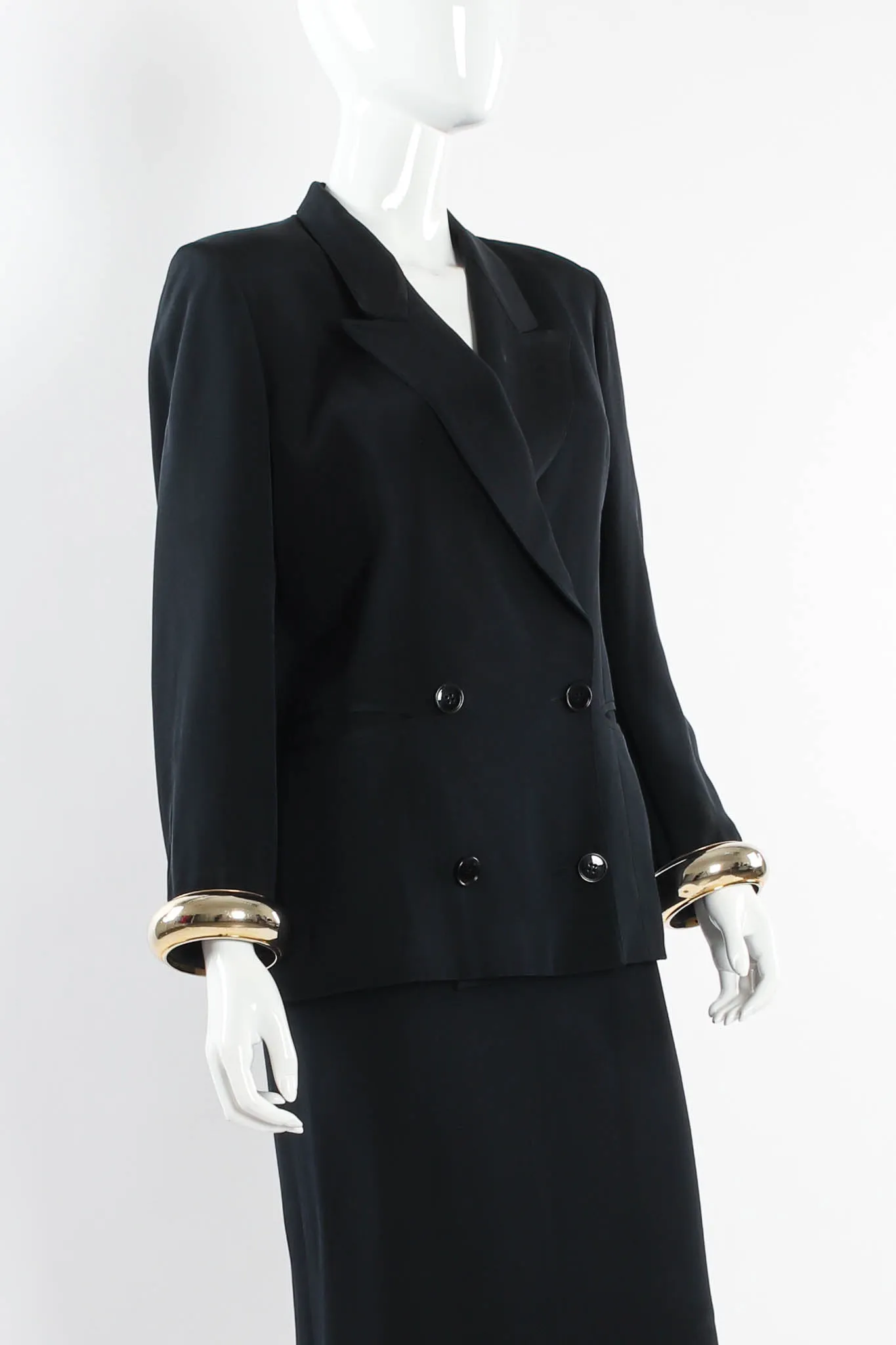 Bangle Cuff Blazer & Skirt Set