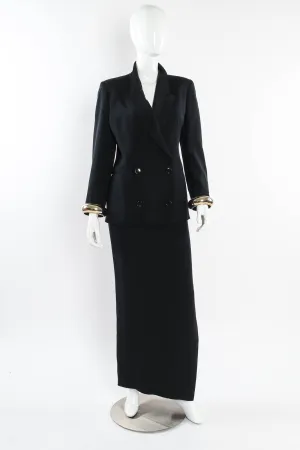 Bangle Cuff Blazer & Skirt Set
