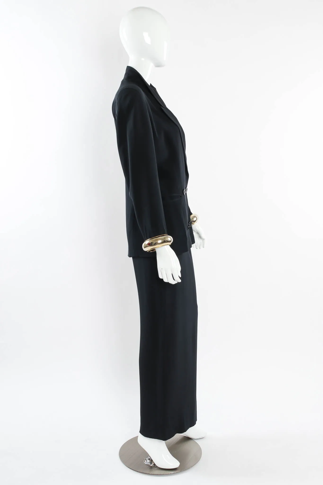 Bangle Cuff Blazer & Skirt Set