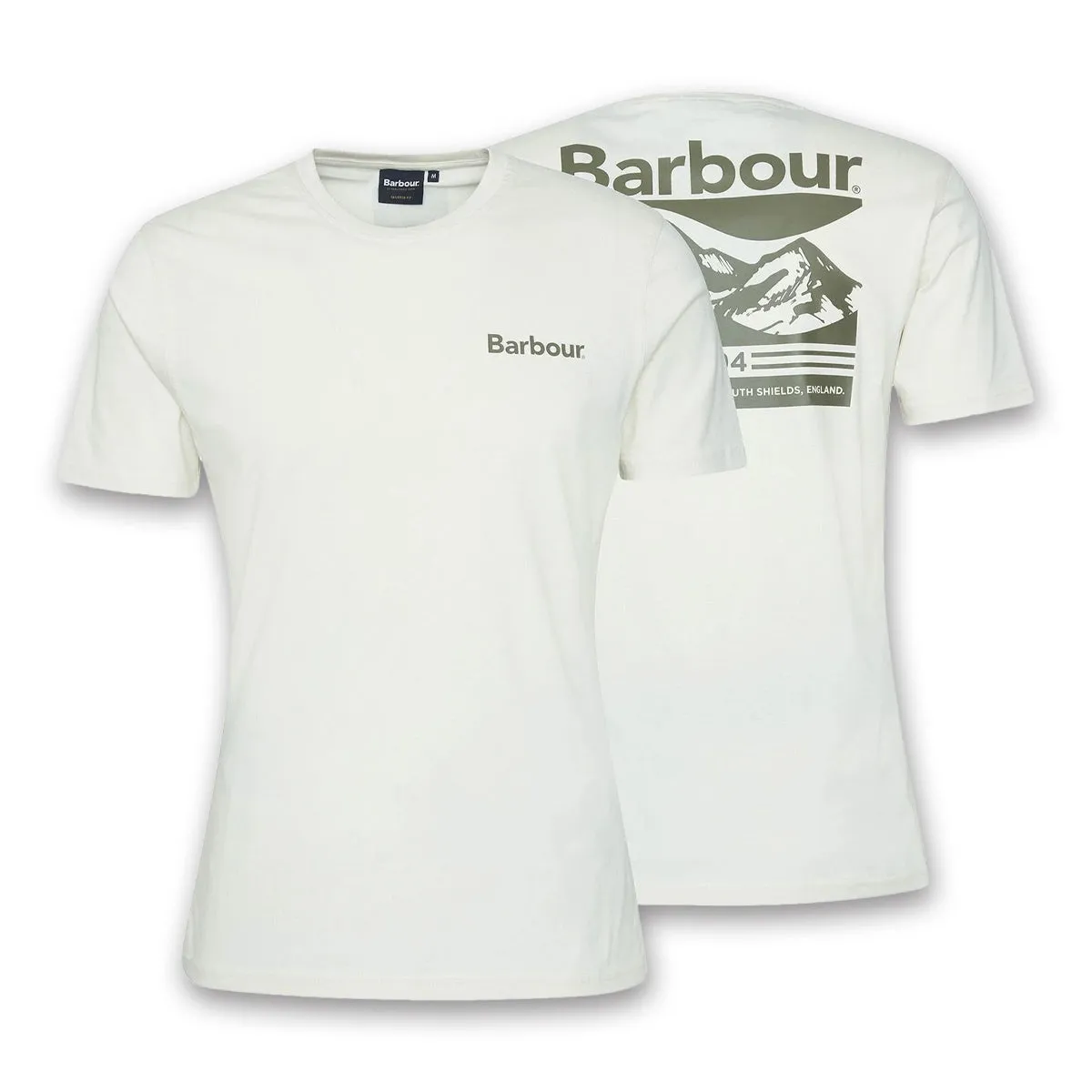 Barbour - Camber Graphic T-Shirt in Antique White