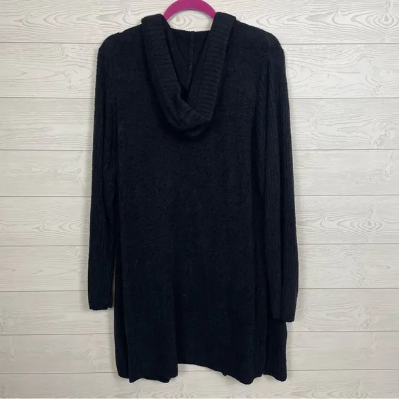 Barefoot Dreams CozyChic Lite Relaxed Hooded Cardi Sweater Cardigan Size 1X
