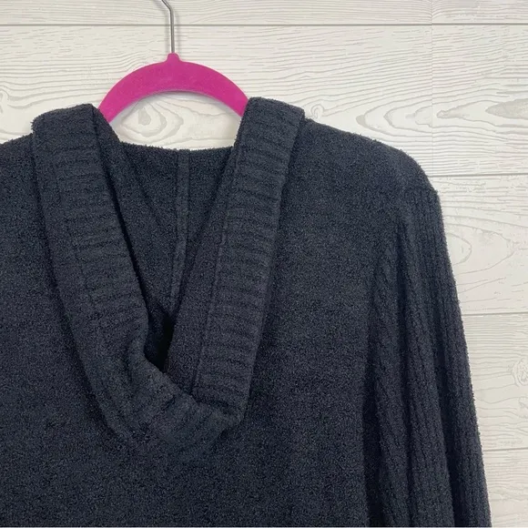 Barefoot Dreams CozyChic Lite Relaxed Hooded Cardi Sweater Cardigan Size 1X