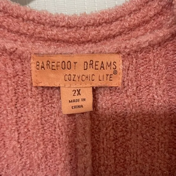 Barefoot Dreams Women’s Sweater Cardigan Size 2XL Like New Condition