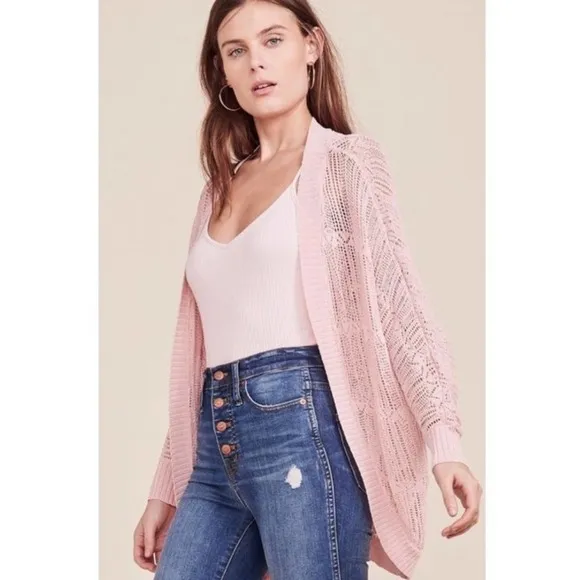 BB Dakota | Revolve Valerie Cardigan Pink M