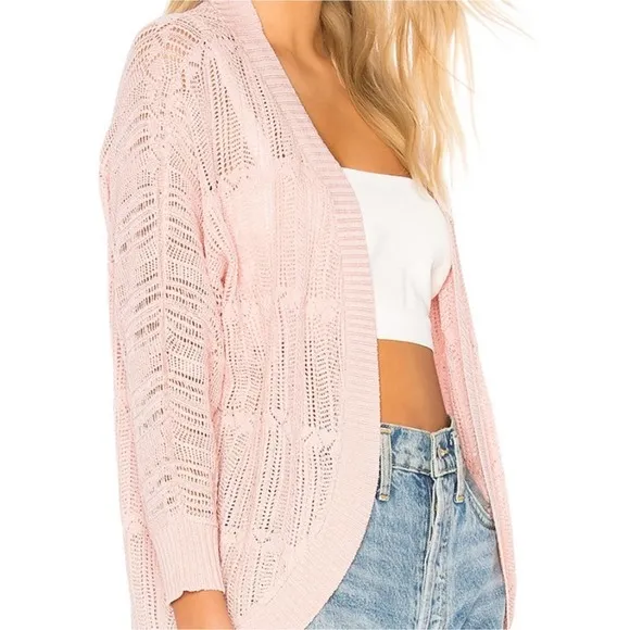 BB Dakota | Revolve Valerie Cardigan Pink M