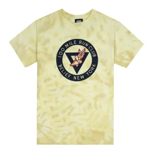 Belief NYC Run Club Tee - Yellow Dye