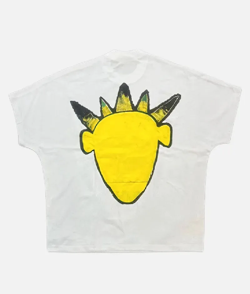 Billionaire Studios Yellow Logo Tee (White)
