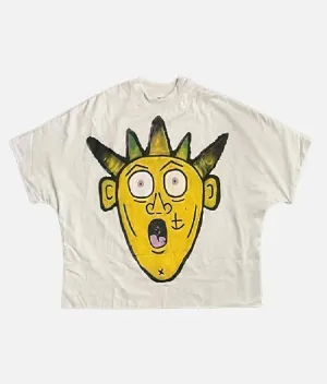 Billionaire Studios Yellow Logo Tee (White)