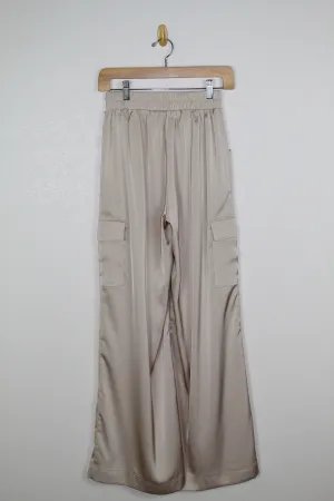 Bishop & Young Pull On Satin Cargo Pant