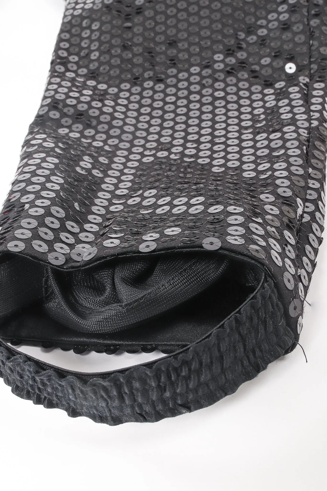 Black Sequined Stirrup Pant
