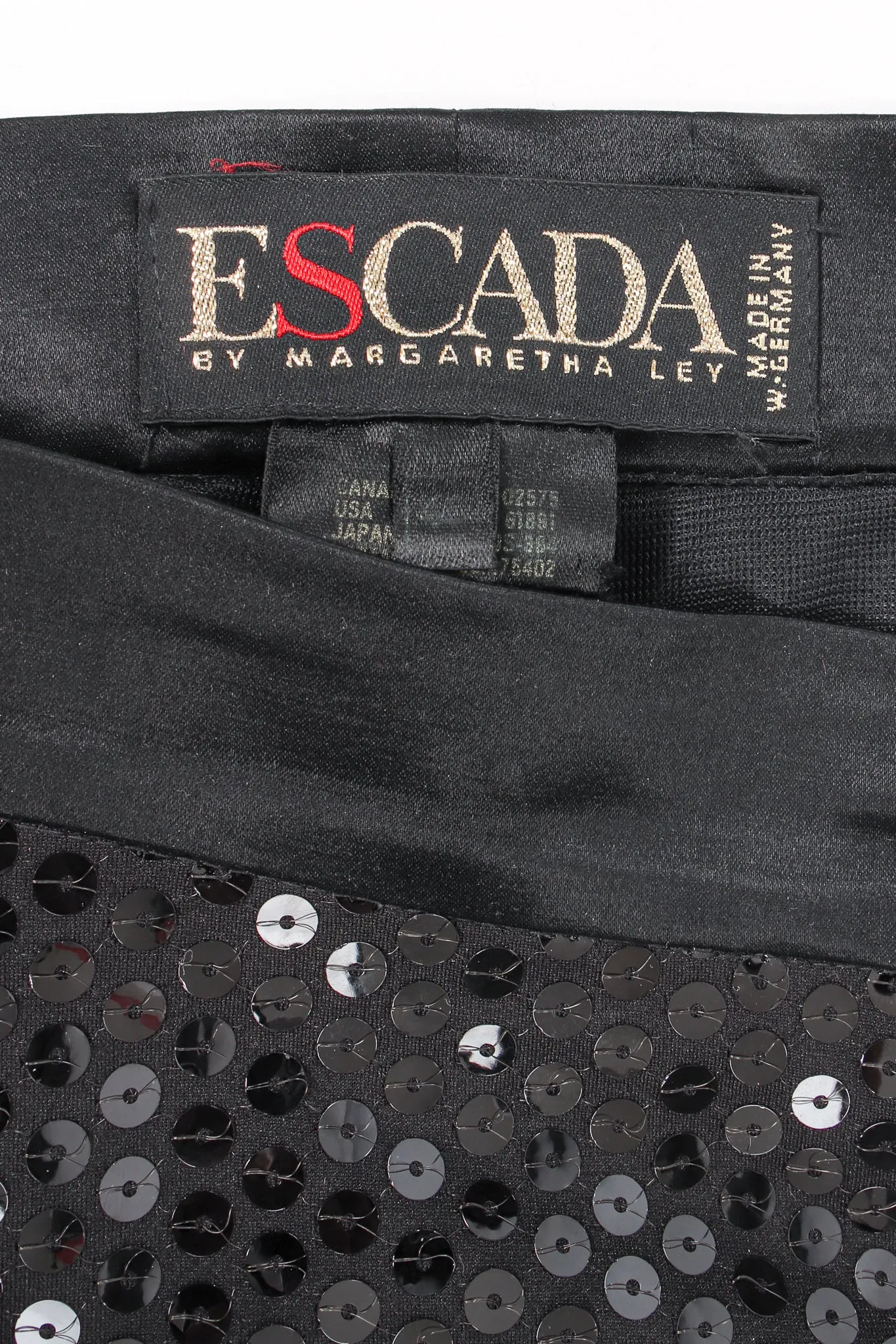 Black Sequined Stirrup Pant