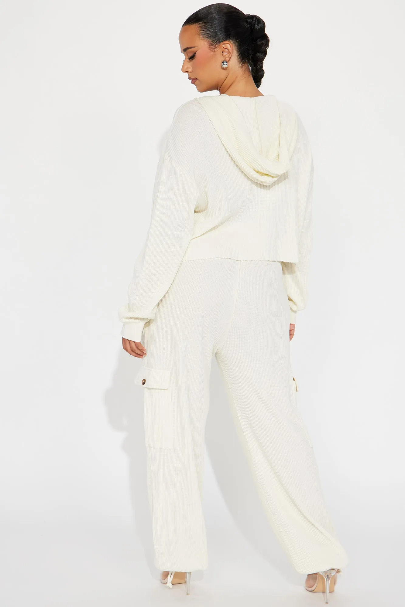 Blair Thermal Pant Set - Cream