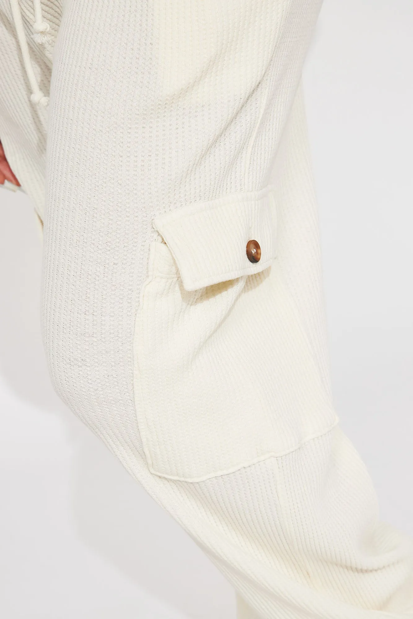 Blair Thermal Pant Set - Cream