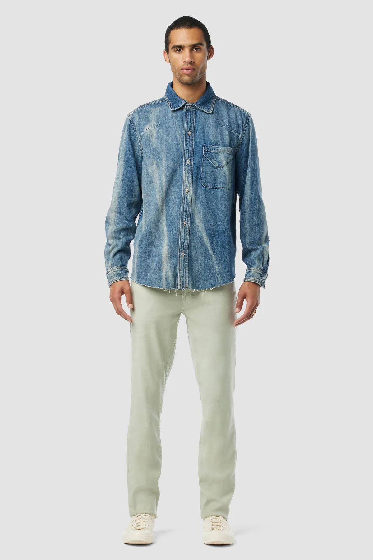 Blake Slim Straight Twill Pant