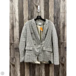 Blazer By Nine West In Plaid Pattern, Size: M