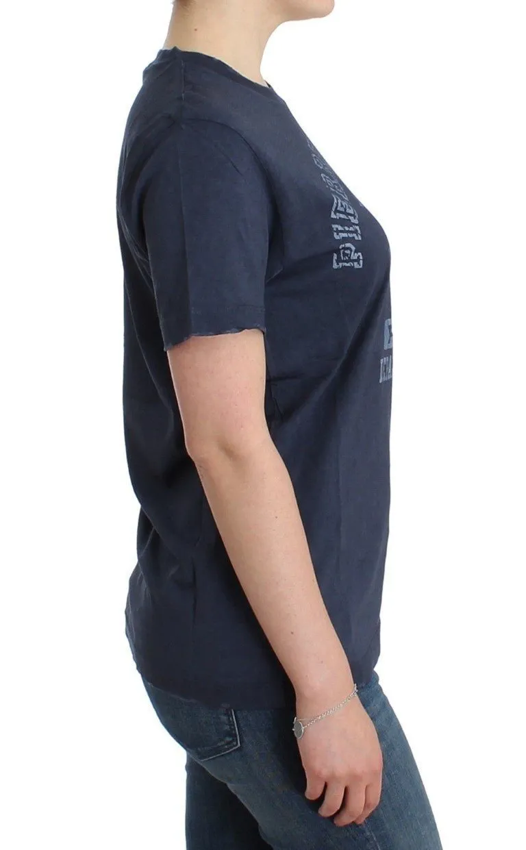 Blue branded t-shirt