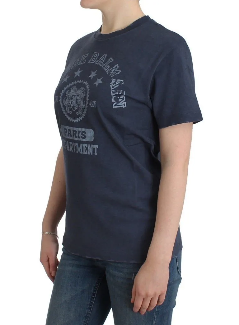 Blue branded t-shirt