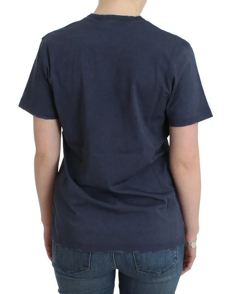 Blue branded t-shirt