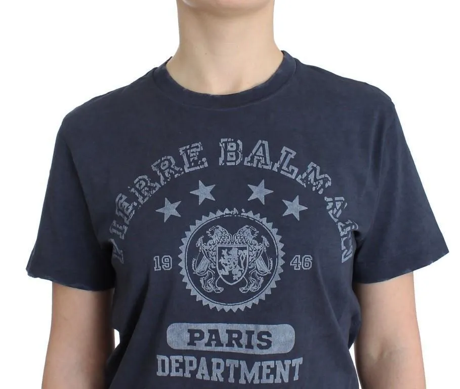 Blue branded t-shirt