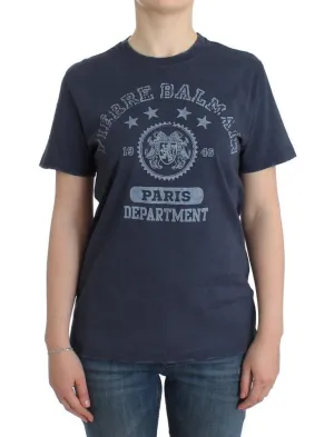 Blue branded t-shirt